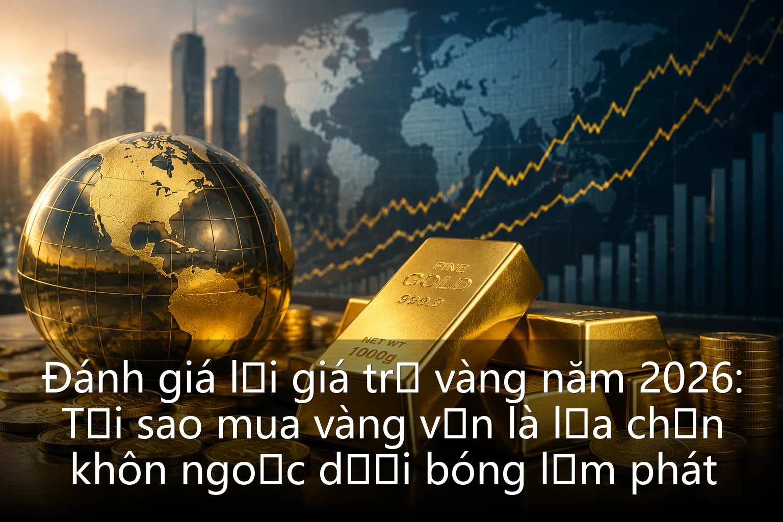Đánh giá lại giá trị vàng năm 2026: Tại sao mua vàng vẫn là lựa chọn khôn ngoặc dưới bóng lạm phát