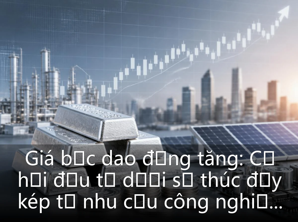 Giá bạc dao động tăng: Cơ hội đầu tư dưới sự thúc đẩy kép từ nhu cầu công nghiệp và nhu cầu tài sản trú ẩn vào tháng 8 năm 2026