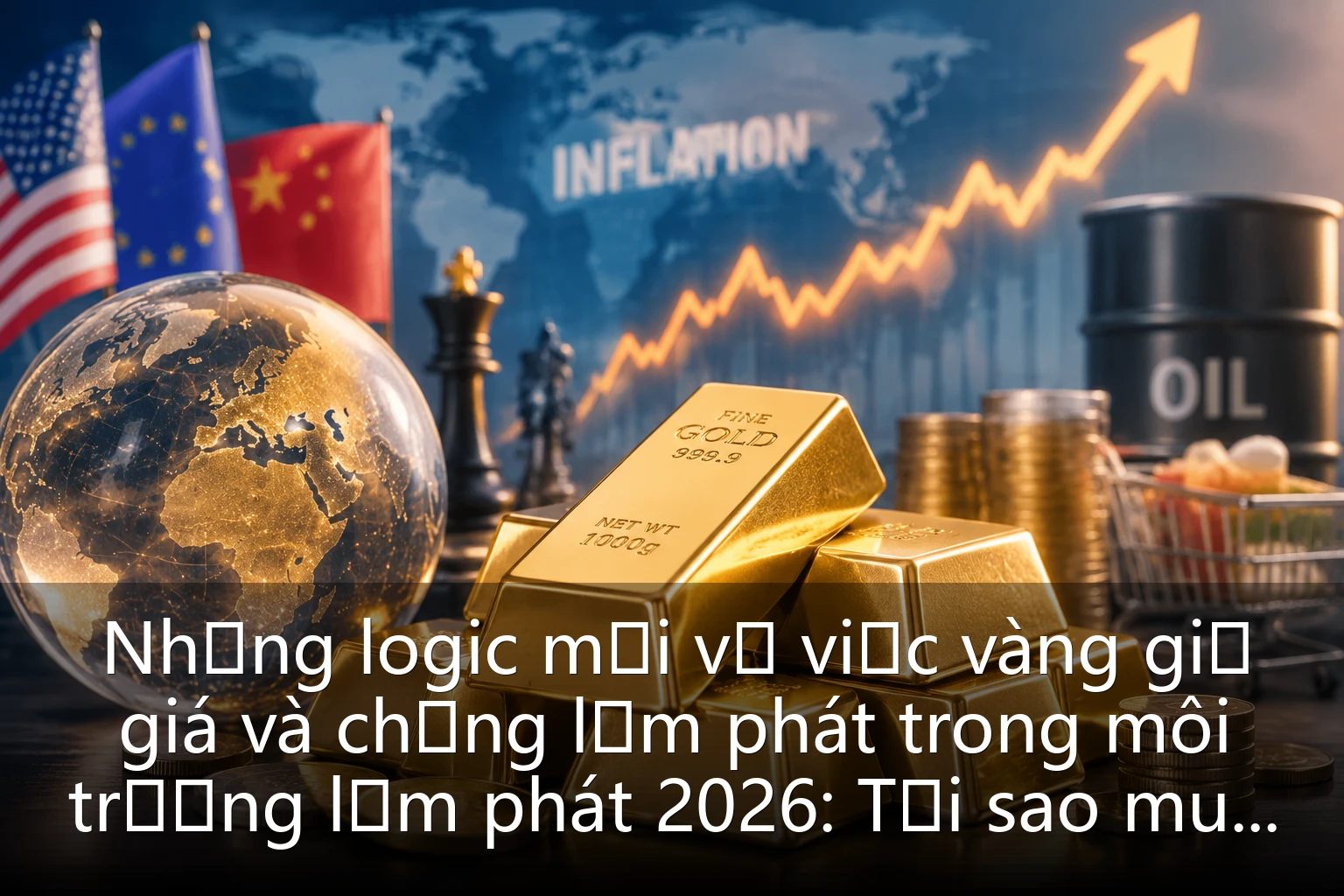 Những logic mới về việc vàng giữ giá và chống lạm phát trong môi trường lạm phát 2026: Tại sao mua vàng vẫn là lựa chọn thông minh