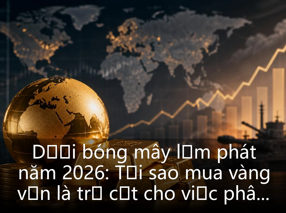 Dưới bóng mây lạm phát năm 2026: Tại sao mua vàng vẫn là trụ cột cho việc phân bổ tài sản?